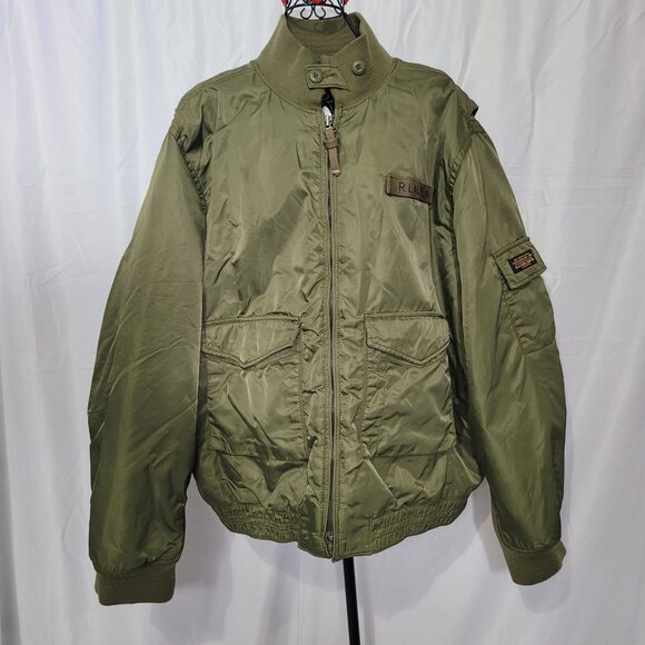 Ralph Lauren Other - VTG Ralph Lauren Polo Jeans Co. Military Surplus Olive Bomber Jacket Size XXL